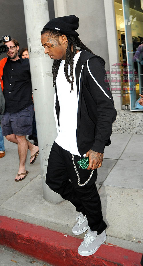 As we all know Lil' Wayne was out in LA for his Grammy performance on Sunday 